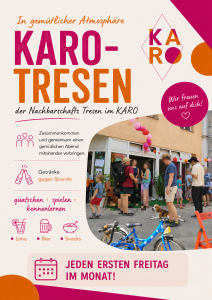 KARO-Tresen Flyer: jeden ersten Freitag im Monat